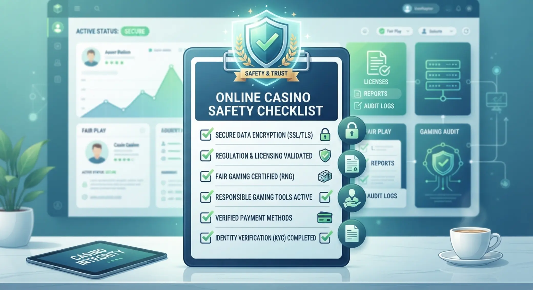 Ellenőrző lista online kaszinó befizetés előtt