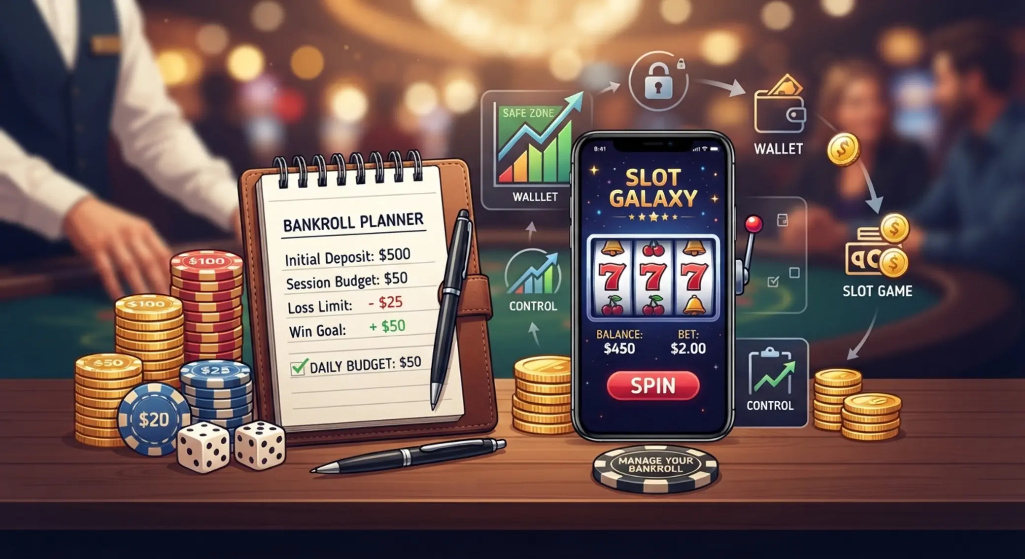 Dice stratégia és bankroll tervezés Bankroll és tétkezelés dice nyerőgépekhez